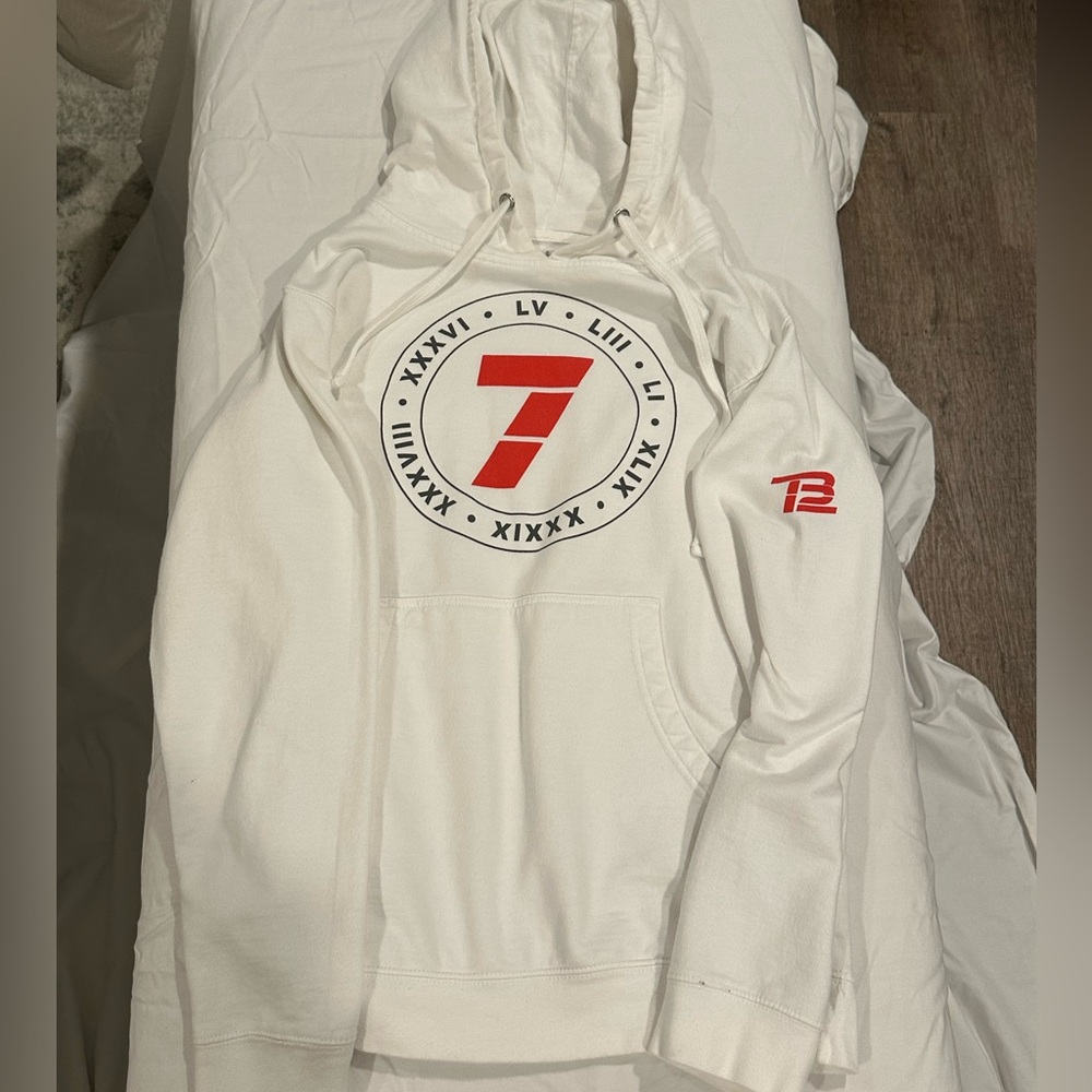 White TB12 Sweatshirt